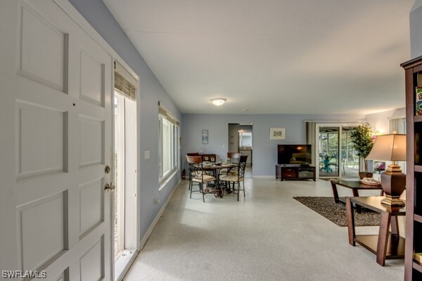 view of dining room