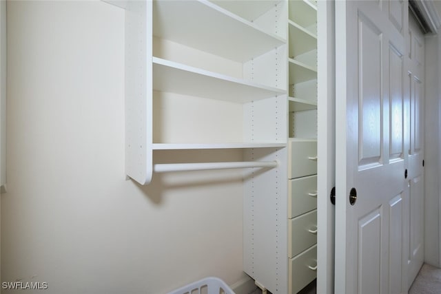 view of closet