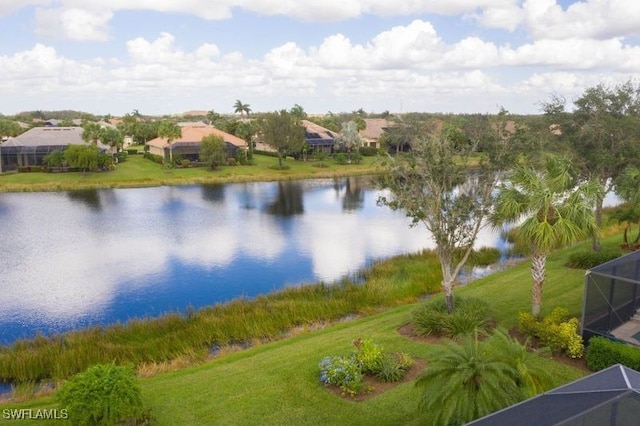 view of water feature