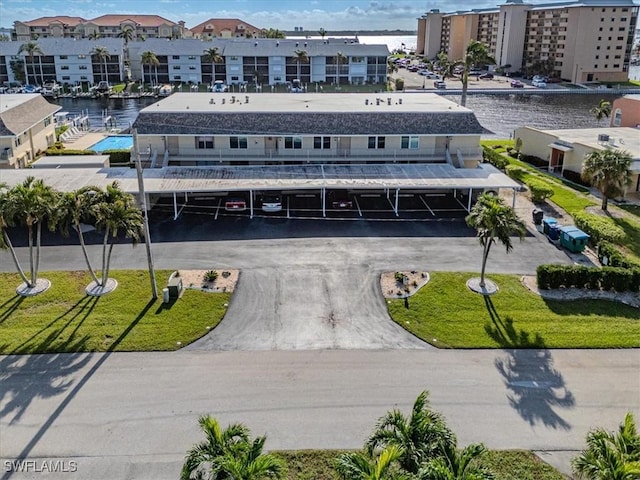 4231 SE 19th Pl Unit 1J, Cape Coral, FL 33904 - aerial view of a pool
