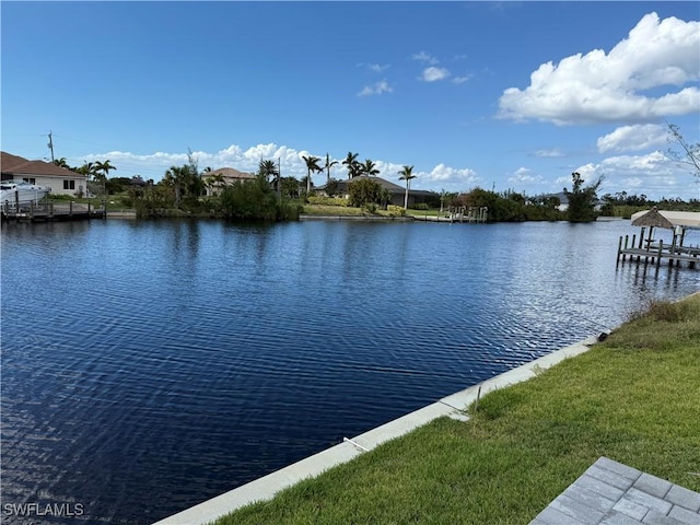 property view of water