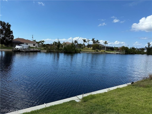 property view of water