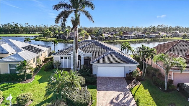 20752 Mystic Way N, Fort Myers, FL 33917 - aerial view of residential area featuring a nearby body of water