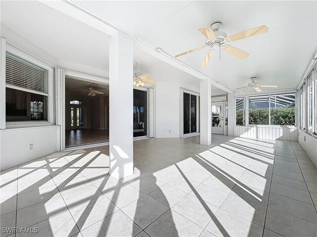 20752 Mystic Way N, Fort Myers, FL 33917 - view of unfurnished sunroom
