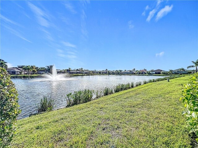 view of water feature