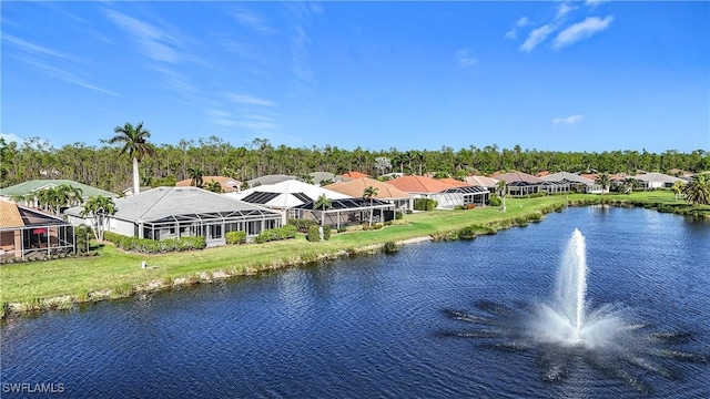 property view of water