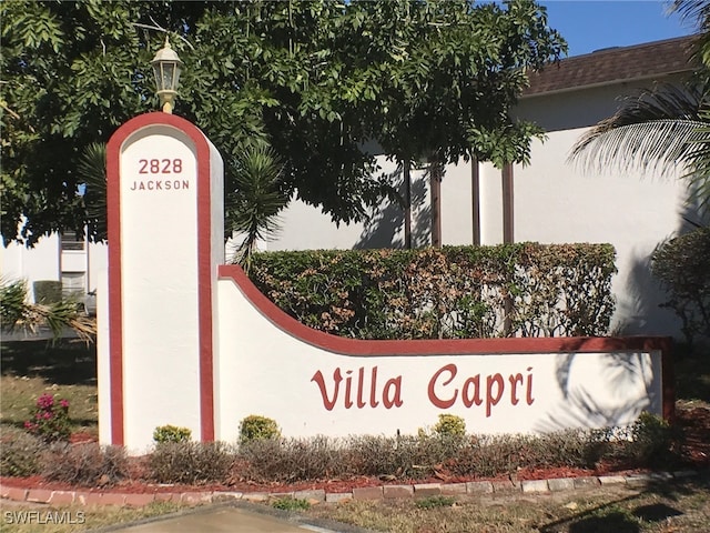 2828 Jackson St Unit F-7, Fort Myers, FL 33901 - view of community sign