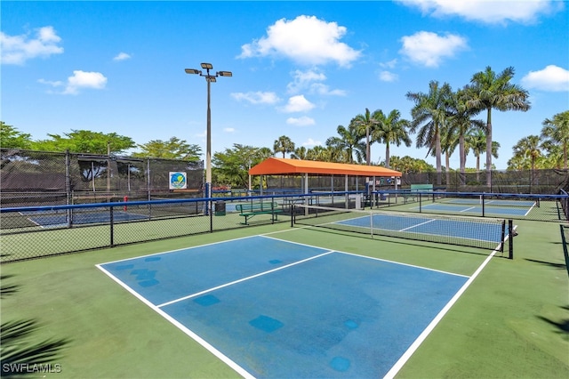 view of sport court featuring basketball court