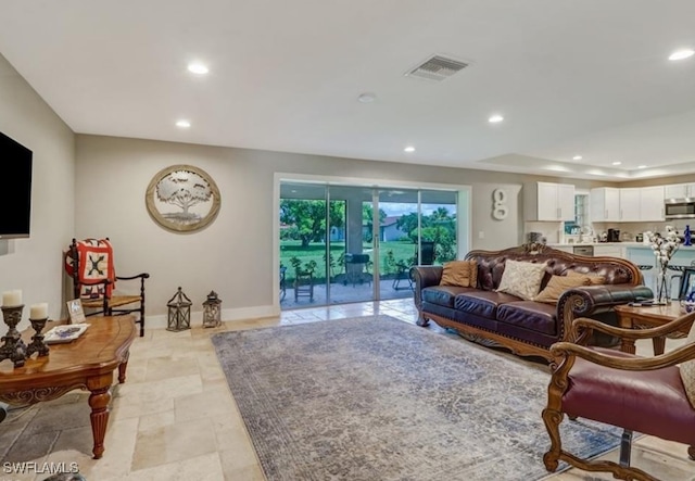 view of living room