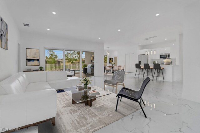 view of living room