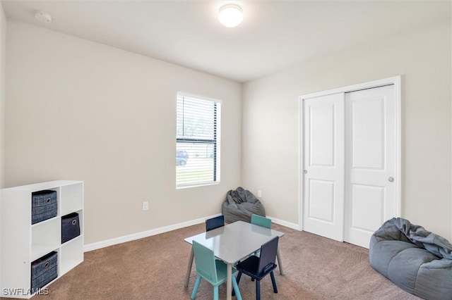 10852 Marlberry Way N, Fort Myers, FL 33917 - living area with carpet and baseboards