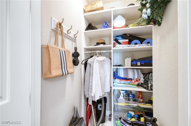 view of closet