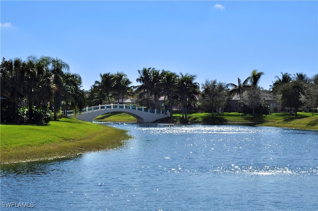 property view of water