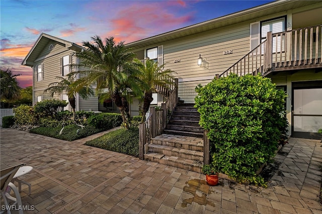 exterior space featuring a patio area