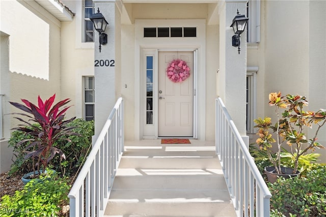 view of entrance to property