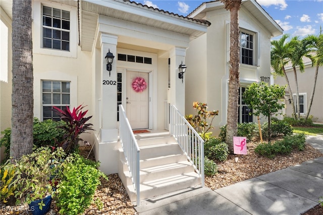 view of entrance to property