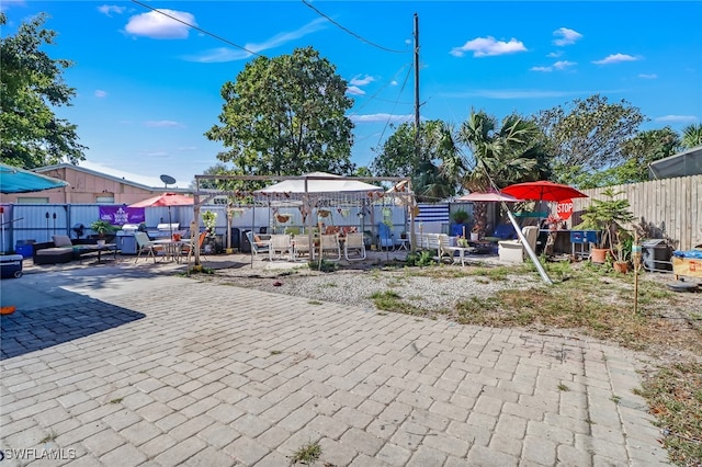 view of patio