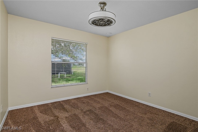 spare room featuring carpet floors