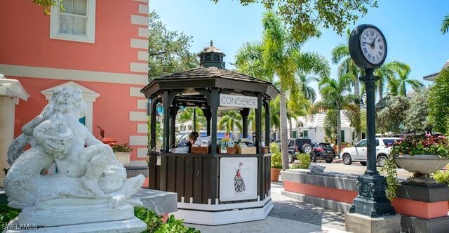 view of home's community with a gazebo