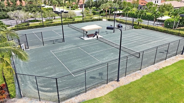 view of tennis court