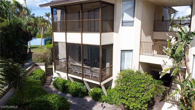 view of rear view of property