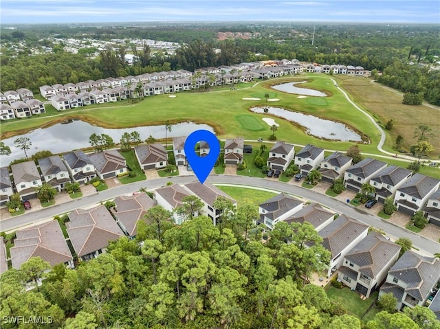 26506 Bonita Fairways Blvd, Bonita Springs, FL 34135 - aerial perspective of suburban area featuring a nearby body of water and a local golf course