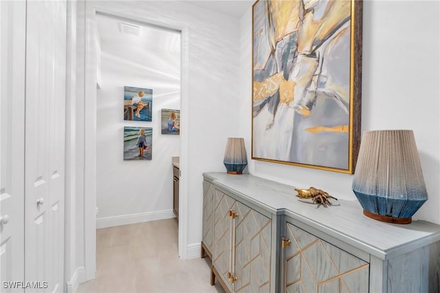 26506 Bonita Fairways Blvd, Bonita Springs, FL 34135 - hall featuring baseboards