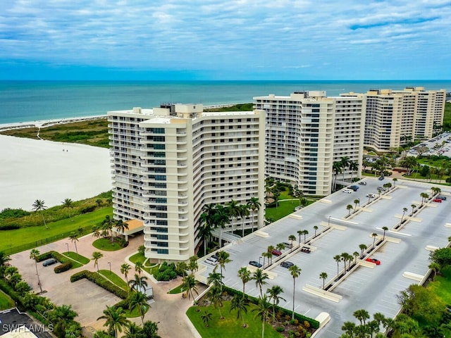 260 Seaview Ct Unit 803, Marco Island, FL 34145 - bird's eye view featuring a water view