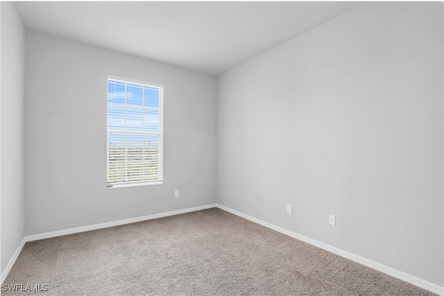 empty room featuring carpet flooring