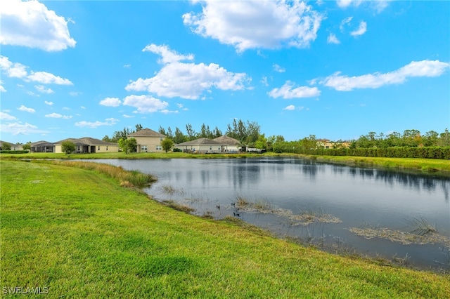 property view of water