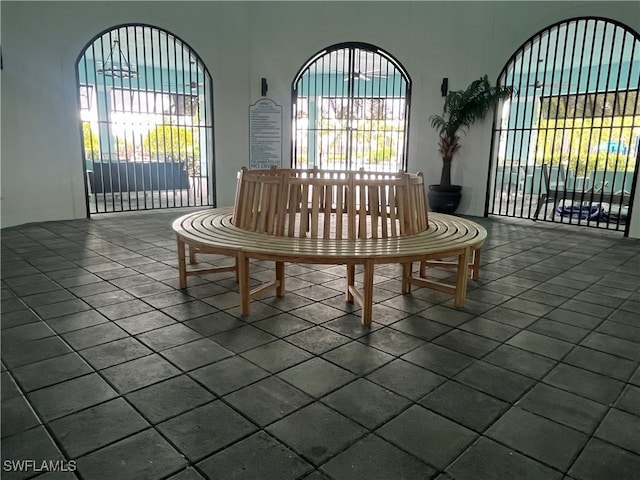 view of dining area