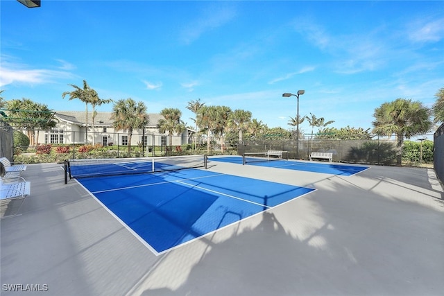 view of sport court with basketball court