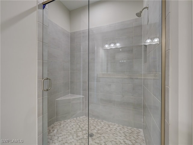 bathroom with walk in shower