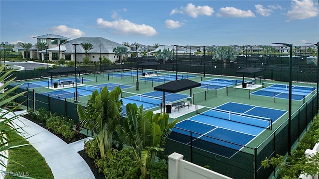 view of tennis court