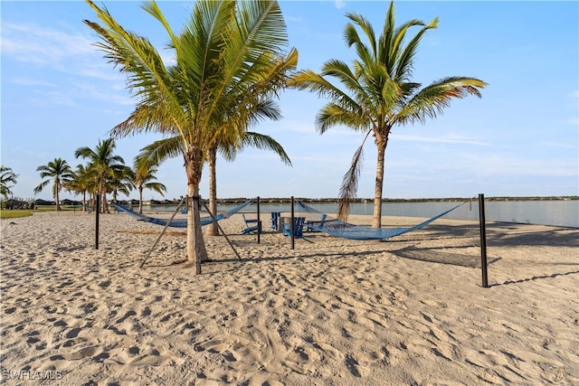 view of property's community with volleyball court