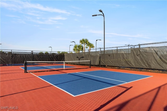 view of sport court featuring basketball court