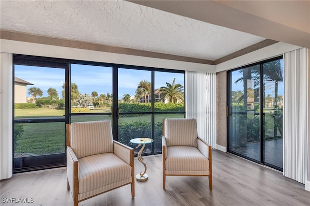 sunroom featuring a wealth of natural light