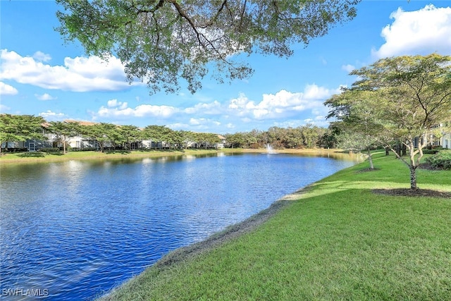 property view of water