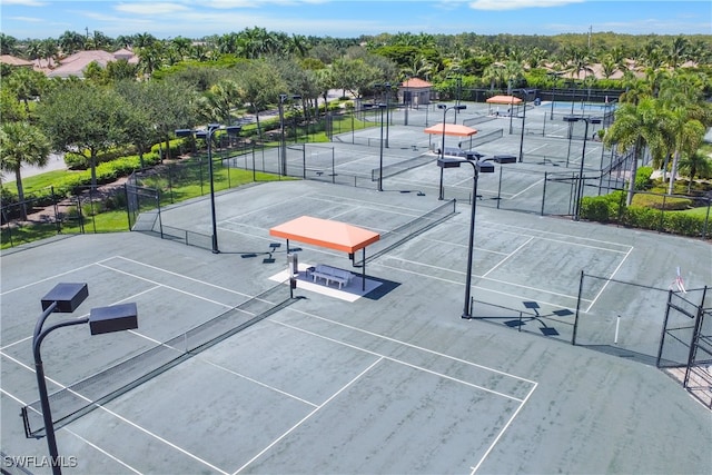 view of sport court