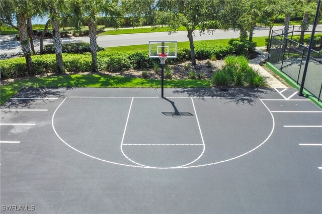 view of sport court