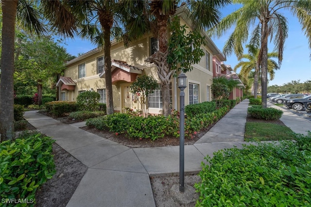 view of front of home