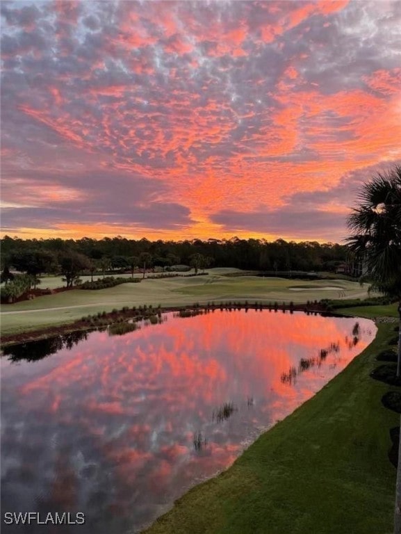 property view of water