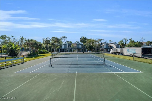 view of sport court