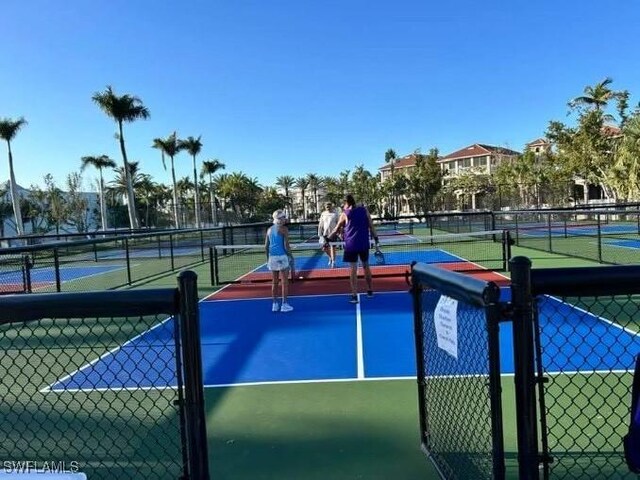 view of sport court