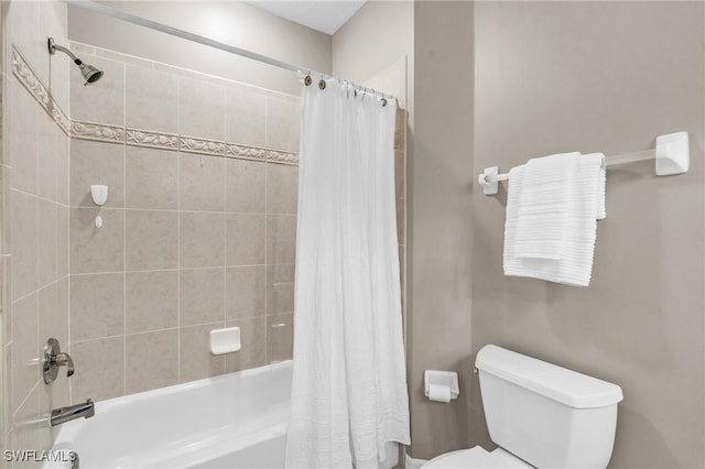 20111 Seagrove St Unit 604, Estero, FL 33928 - bathroom with toilet and shower / bath combination with curtain