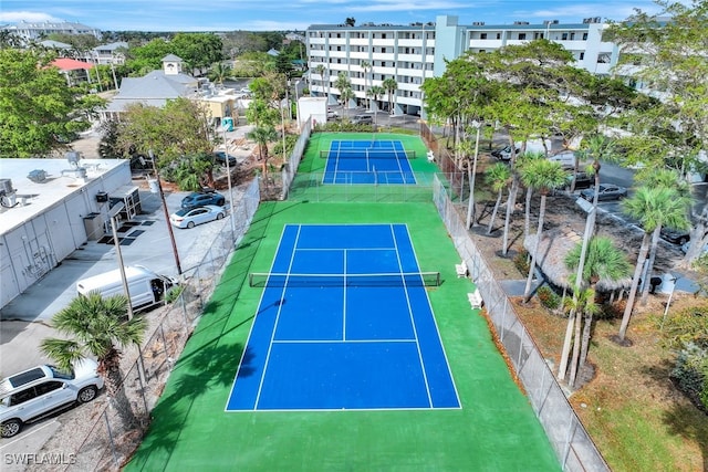 view of sport court