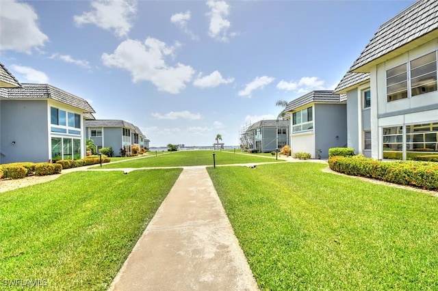 surrounding community featuring a yard