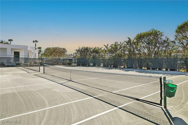 view of sport court