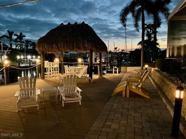 view of home's community with a gazebo