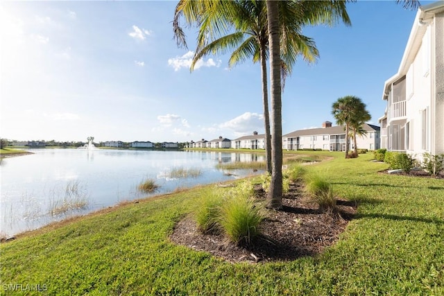 water view with a residential view